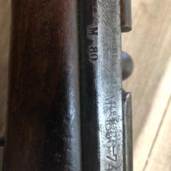 Mousquetons artillerie gras 1866 calibre 11 mm