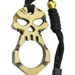 Coup de POING BAGUE 1 Doigts  Punisher  doré