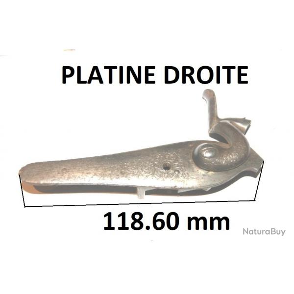 platine droite complte de fusil a percussion - VENDU PAR JEPERCUTE (D25D3)