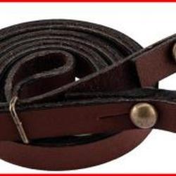 Sautoirs en Cuir Croûte pour Corne - Résistants et Confortables - Fixation Sécurisée pour Chasse