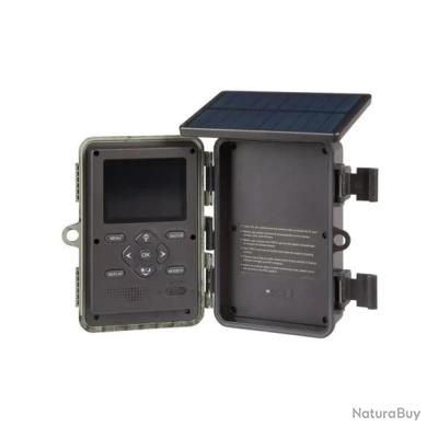 Pack Piège Photographique Num Axes PIE1069 Avec Panneau Solaire Intégré 4 Piles Aa Et Carte Mémoire 32GB