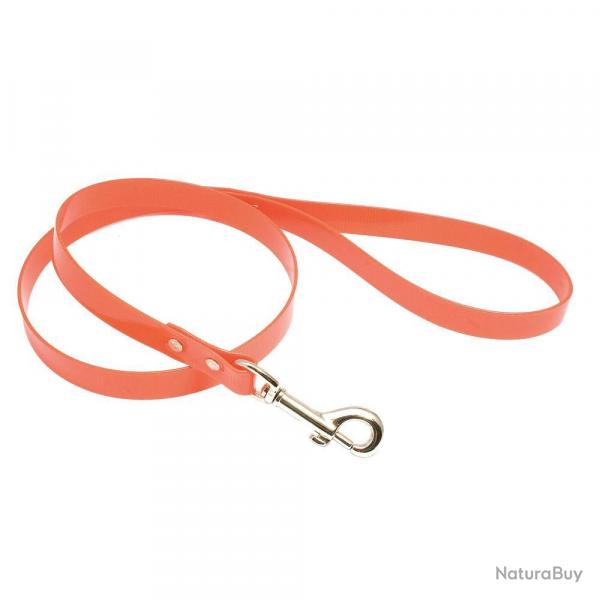 Laisse Hiflex Country 1,05 m Orange Fluo - Rsistante et Scurise - Visibilit Maximale en Chasse