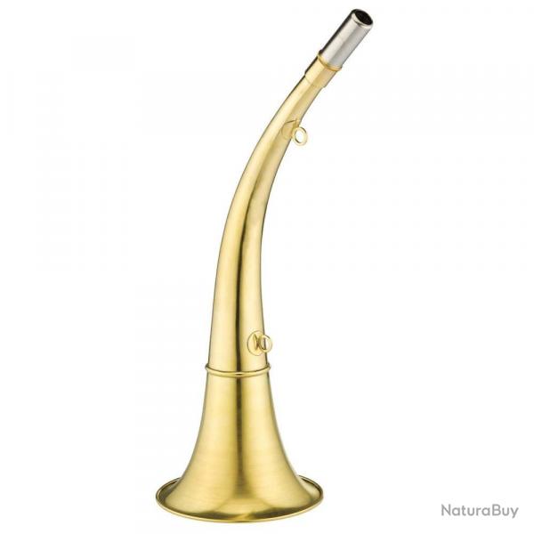 Corne Ronde Elless 24 cm - Bois Naturel - Son Puissant - Pour Signalisation et Appel en Chasse 40 cm