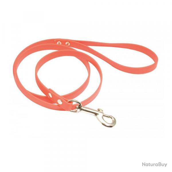 Laisse 1,20 m Biothane Country - Rsistante et Impermable - Scurit et Confort pour Chien orange f