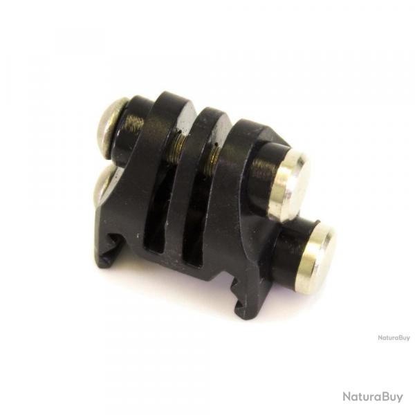 Montage pour Camra Nuprol RIS Noir - Fixation Stable - Compatible Accessoires - Pour Captures Prci