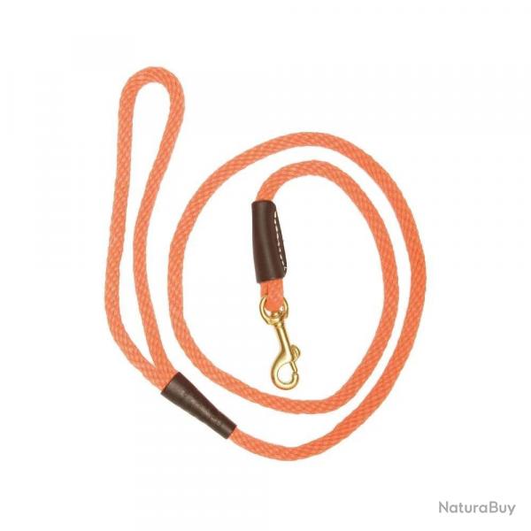 Laisse Orange pour Chien Mendota Pet - 120 cm - Mousqueton Solide - Scurit et Contrle Optimal 120