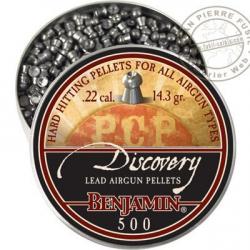 Plombs Crosman Benjamin Discovery Hollow point - Calibre 5,5 mm - x500