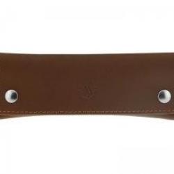 Etui de poche Max Capdebarthes VESTON cuir pérou pour couteaux de 12/13 cm de manche.