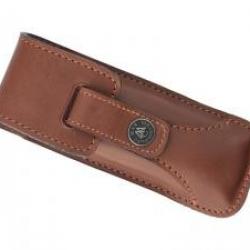 Etui Max Capdebarthes RANDONNEUR PRESTIGE cuir pérou port horizontal/vertical Manche 11cm