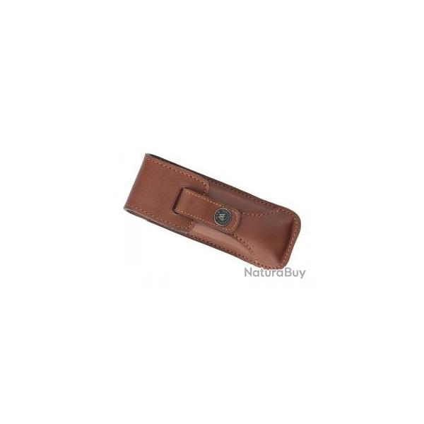 Etui Max Capdebarthes RANDONNEUR PRESTIGE cuir prou port horizontal/vertical Manche 11cm
