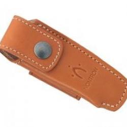Etui Nontron N°22 cuir fauve de 10,5 cm de manche