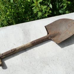US ARMY - Pelle US manche T bon état couleur OD provenance terrain - CAR25PEL002