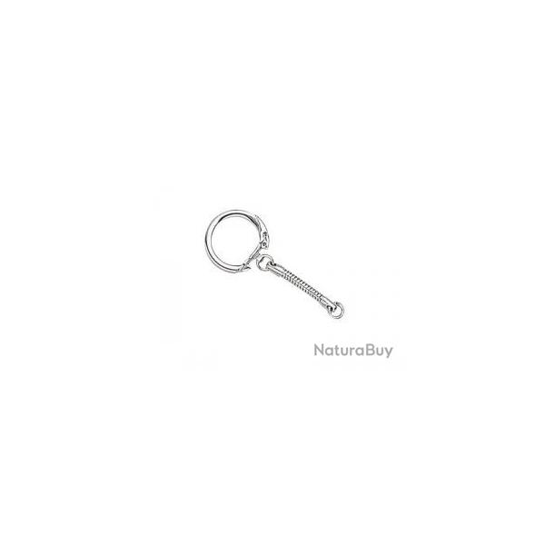 Chanette porte-cls chrome.
