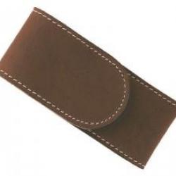 Étui Pielcu cuir camel pour couteaux de 11/12 cm de manche.
