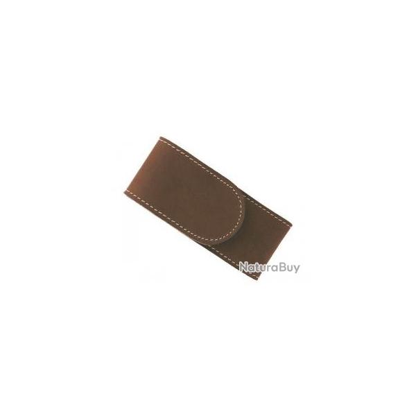 tui Pielcu cuir camel pour couteaux de 11/12 cm de manche.