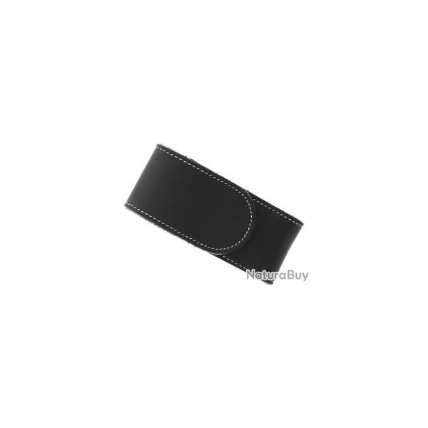 tui Pielcu cuir noir pour couteaux de 11/12 cm de manche.
