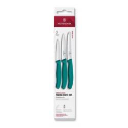 6.7114.34C1 Set 3 pièces Victorinox Swissclassic vert