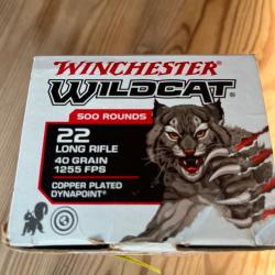 Munition - winchester Wildcat 22lr - 40 grain
