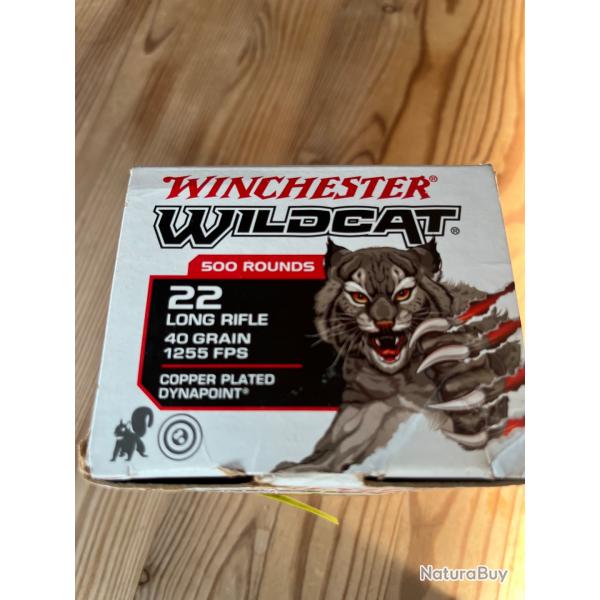 Munition - winchester Wildcat 22lr - 40 grain
