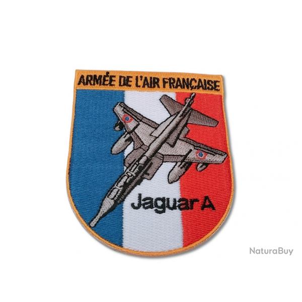 Arme de l'Air Franaise - Jaguar A ( Hauteur : 90 mm Largeur : 70 mm ) A coudre ou  coller au fer