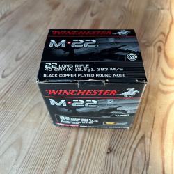 Munition Winchester - M 22 - 40 grain