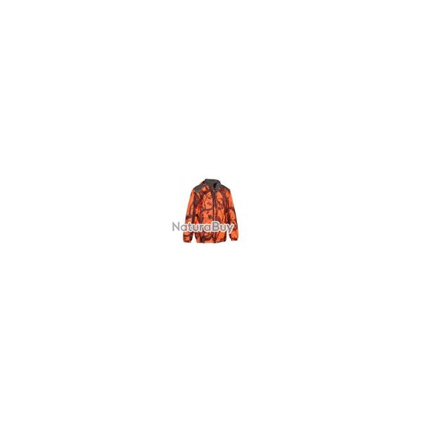 veste Coupe-Vent Chaud Renfort Orange PERCUSSION