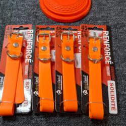 Lot 4 colliers RENFORCE FLUO 45cm S/M