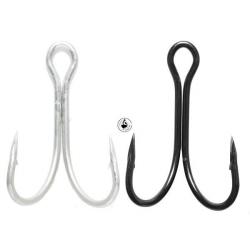 Hameçon Double VMC 7925 Spark Point Renforcé 3/0 BN - Black Nickel
