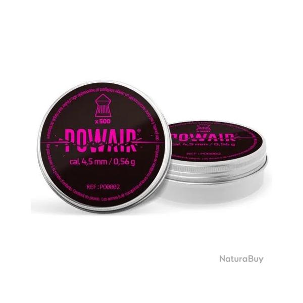 BOITE DE PLOMBS POINTUS 4.5mm (x500) | POWAIR