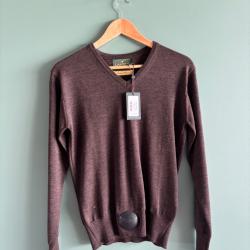 Pull Laksen marron taille L