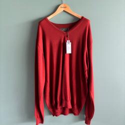 Pull Laksen Sussex rouge taille 3XL