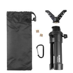 Trépied de Tir Tactique Réglable en Hauteur Support V Léger Robuste en Aluminium  pour Chasse et Tir