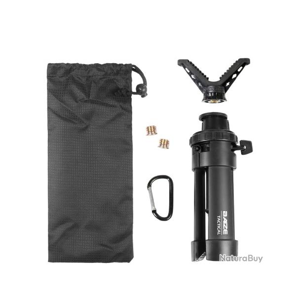 Trpied de Tir Tactique Rglable en Hauteur Support V Lger Robuste en Aluminium  pour Chasse et Tir
