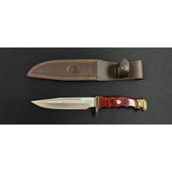 Muela Ranger 14R - Couteau de Chasse 14 cm en Acier X50CrMoV15, Manche Bois Stamina