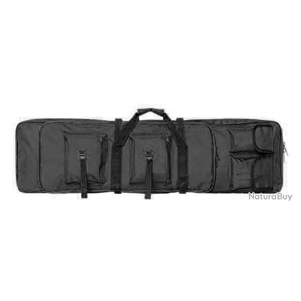 Housse Fusil Longue Poches + Bretelles - 100 cm - Noire- Delta Armory