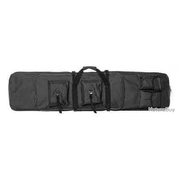 Housse Fusil Longue Poches + Bretelles - 120 cm - Noire- Delta Armory