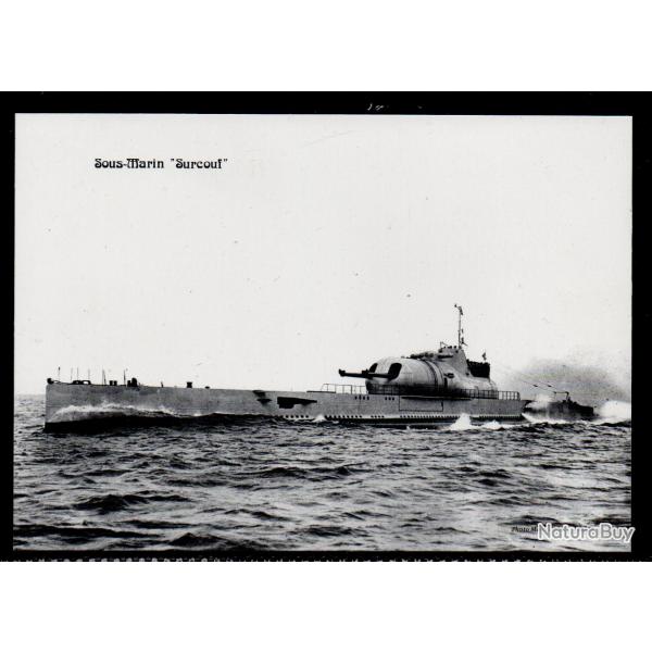 CPA - Marine Militaire - SOUS - MARIN " SURCOUF "  N3907