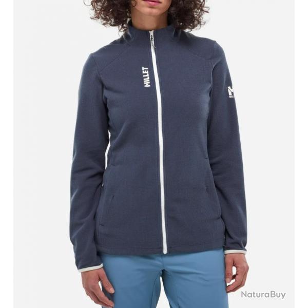Veste Polaire de Randonne Millet "Ubic Lightgrid JKT W" S Bleu