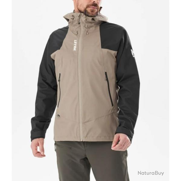 Veste Lgre Impermable Millet "Fitz Roy III Jkt M" L Beige