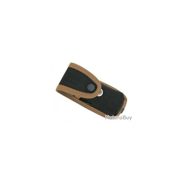Etui Pielcu CORDURA noir, rglable (double pression), pour couteaux de 11/12 cm de manche.