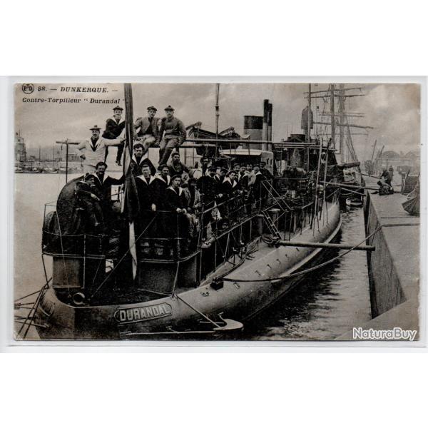 CPA - Marine Militaire - DUNKERQUE -Contre - Torpilleur " DURANDAL "  N3910