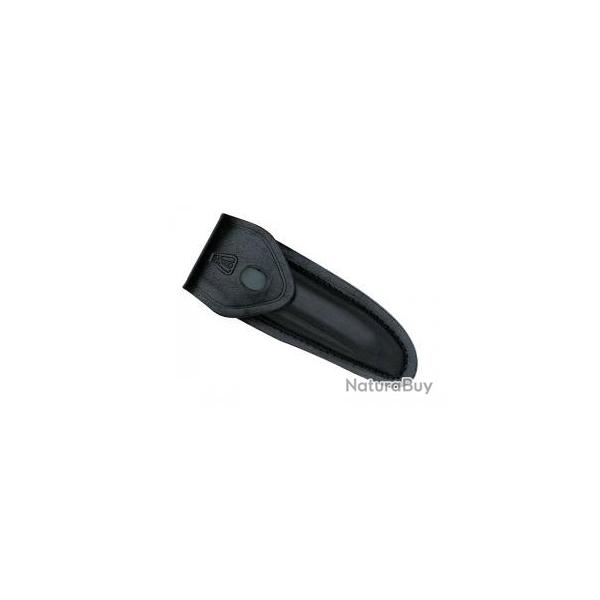 Etui Pielcu cuir noir port horizontal, transversal ou vertical pour Laguiole manche 11cm