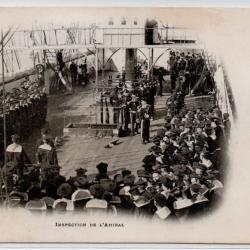 CPA - Marine Militaire -INSPECTION DE LAMIRAL  N°3912