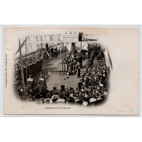 CPA - Marine Militaire -INSPECTION DE LAMIRAL  N3912