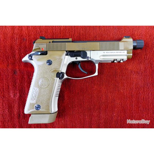 BERETTA 80X Cheetah Tactical calibre 380 ACP fde +munitions