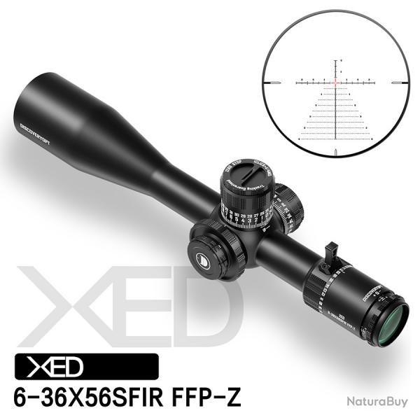 DiscoveryOpt XED 6-36x56SFIR FFP Zero Stop Scope 35mm Tube Hoya FCD100 Verre grav Illumin