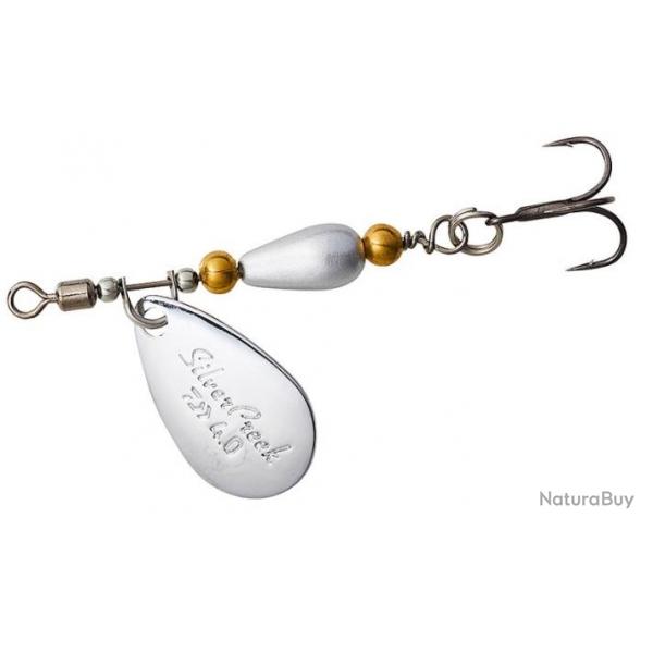 CUILLERE DAIWA TOURNANTE SILVERCREEK 3GR Black Yellow Dots