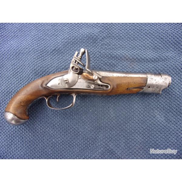 pistolet silex de GENDARMERIE AN IX
