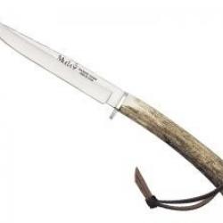 Poignard Muela GREDOS 14 lame 14 cm acier inox X50CrMoV15 manche bois de cerf +étui