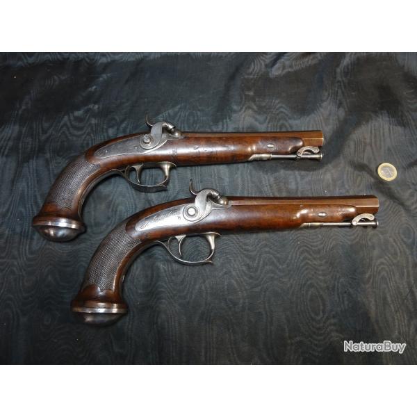 SUPERBE PAIRE DE PISTOLETS PAR LEPAGE PARIS XIXme